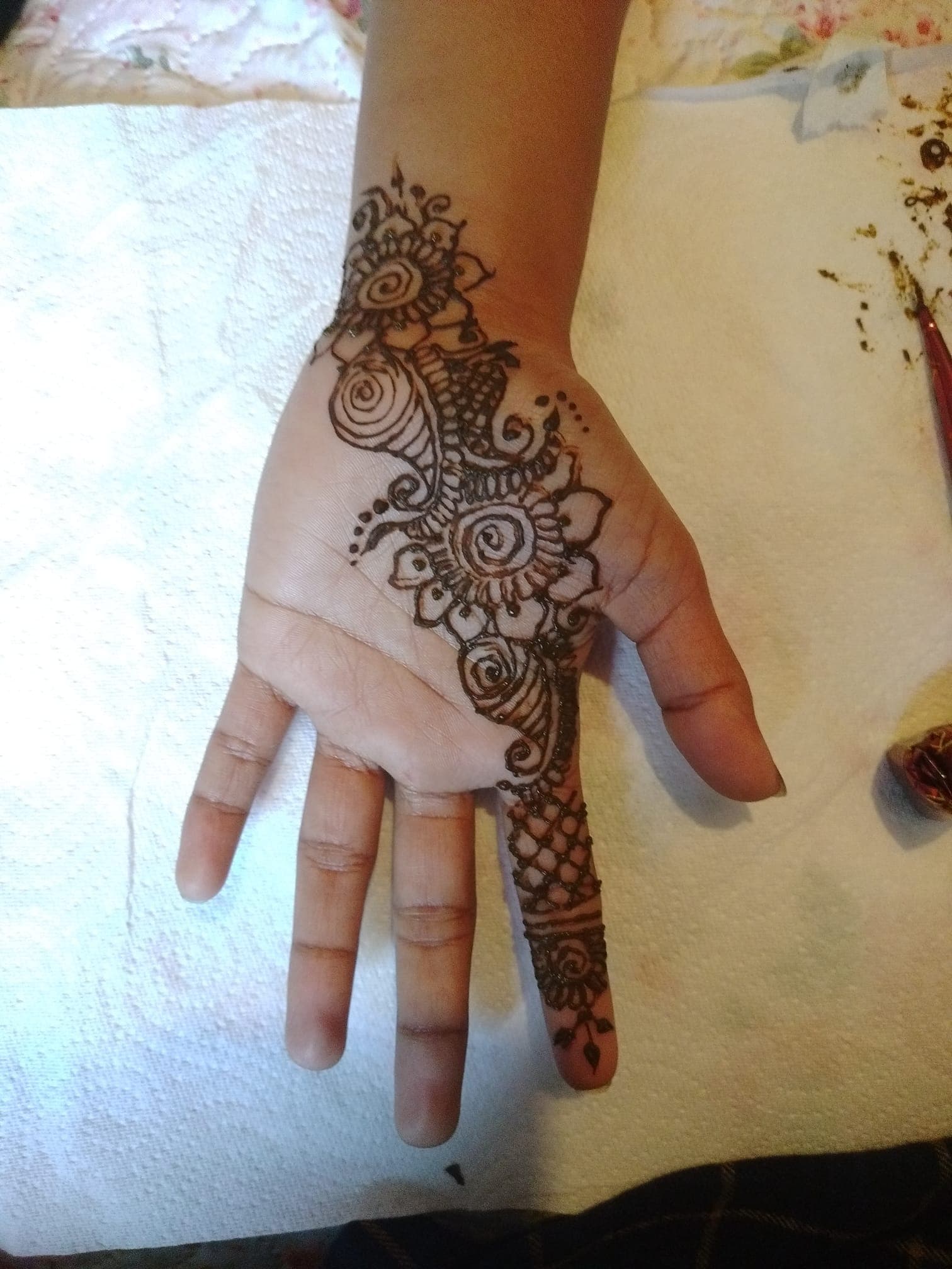 Manicure and pedicure at Mesmerising Beauty