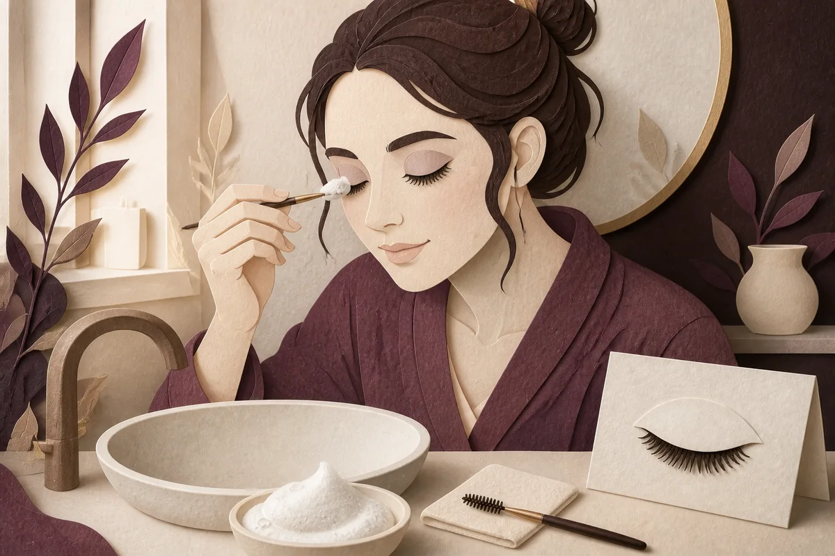 How to Clean Eyelash Extensions Gently
